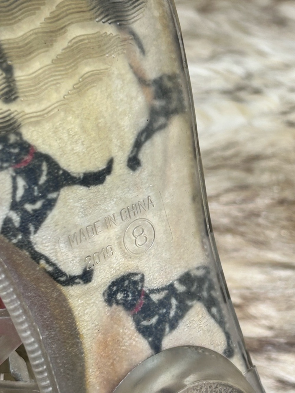 Stuart Weitzman Silver Clear Jelly Ballet Flats with Bow - Picture 4 of 6